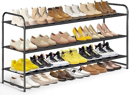 MISSLO 3-Tier Long Shoe Rack Review: Organize Your Closet Now!