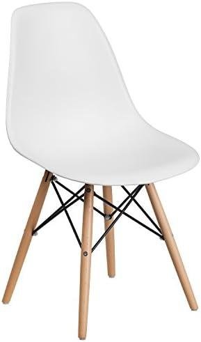 Review: Flash Furniture Elon Plastic Chair with Wooden Legs