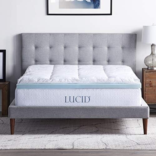 Review: LUCID 4 Inch Down-Alternative & Gel Memory Foam Topper