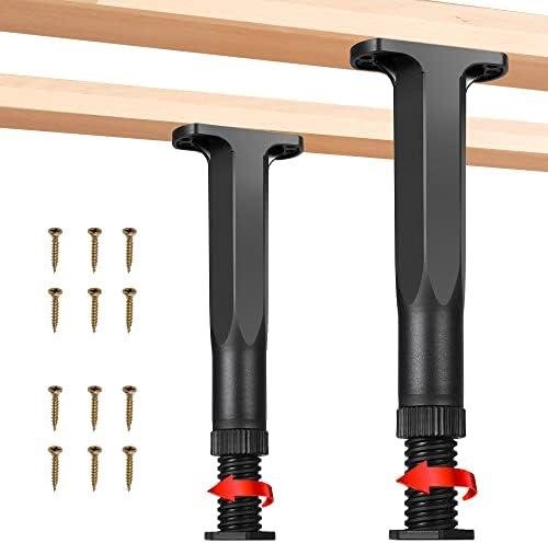 Adjustable Bed Frame Center Support Leg Review: Height 8.2~14.7″ (2PCS)