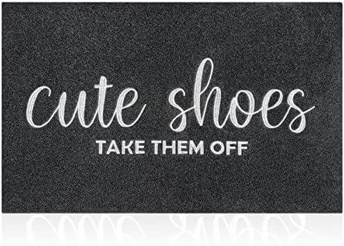 Cute Shoes Take Them Off Mat: A Durable & Stylish Welcome for Your Front Door