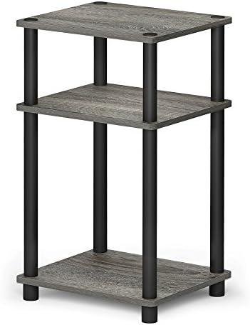 Review: Furinno Just 3-Tier Turn-N-Tube End Table in French Oak Grey/Black