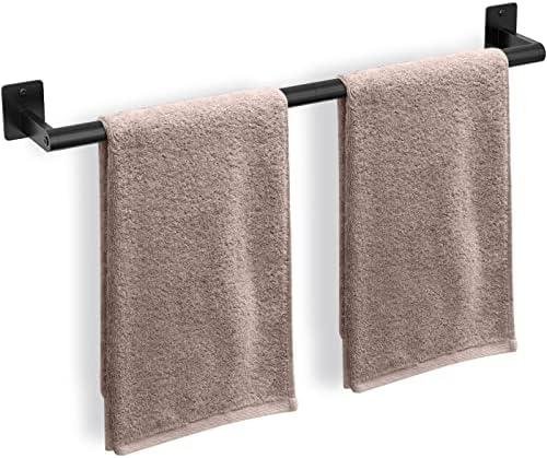 DOCOJUCL 24 Inch Bathroom Towel Bar Review: Modern Home Decor, Matte Black, Heavy Duty