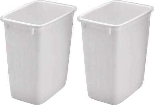 Review: Rubbermaid​ 2806TP-WHT 36QT Open Wastebasket - Pack of 2