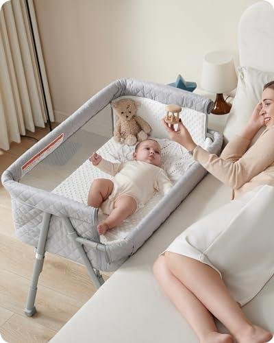 AirClub Bedside Sleeper Review: 4 Auto-Lock & Adjustable Height Bassinet