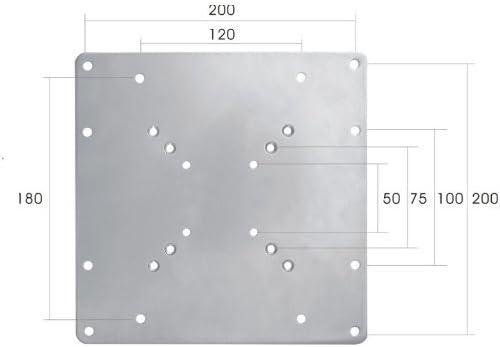 Mount Plus 1056 VESA 200x200 Adapter Plate | Universal TV Mount Conversion | Hardware Kit Included