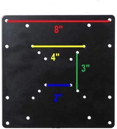 Mount Plus 1056 VESA 200x200 Adapter Plate | Universal TV Mount Conversion | ⁣Hardware Kit Included