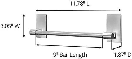 Review: Command Hand Towel Bar Satin Nickel - Damage-Free and Versatile Bathroom Decor