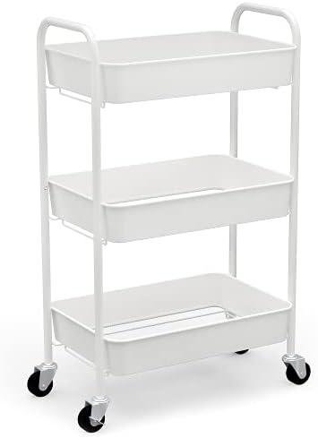 Review: CAXXA 3-Tier Mobile Utility Cart for Efficient Home Organization