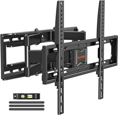 ELIVED UL Listed TV Mount: Full Motion, Swivel & Tilt, Holds up to 100 lbs