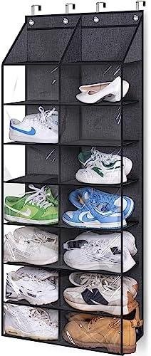 Product Review: MISSLO Over the Door ⁣Shoe Rack - ⁤Fit 14 Pairs, Dustproof, Closet Organizer