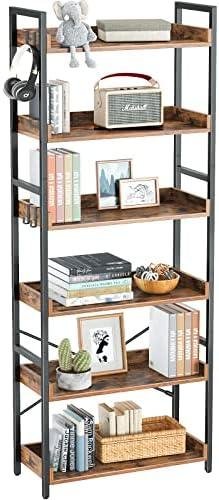 Rolanstar 6 Tier Bookshelf Review: Vintage⁢ Industrial Design for Your Home