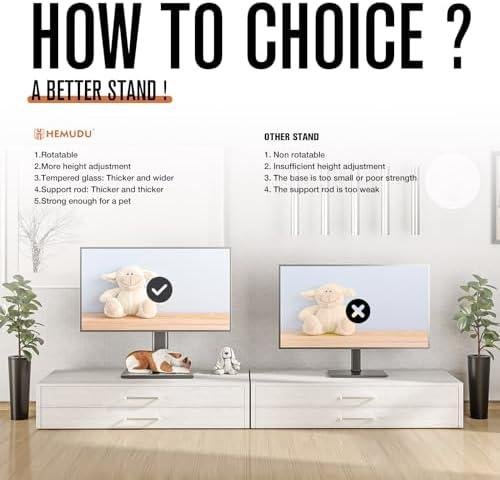 Universal⁢ Swivel ⁣TV⁣ Stand for 27-60 inch​ LCD LED⁣ TVs