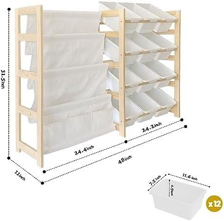 Experlamb Toy Storage Organizer Review: 4-Tier Shelf for Toys and ​Books