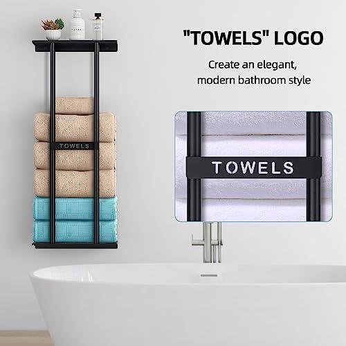 Product​ Review: STWWO Bathroom Towel Storage Rack - Efficient and Stylish Storage Solution