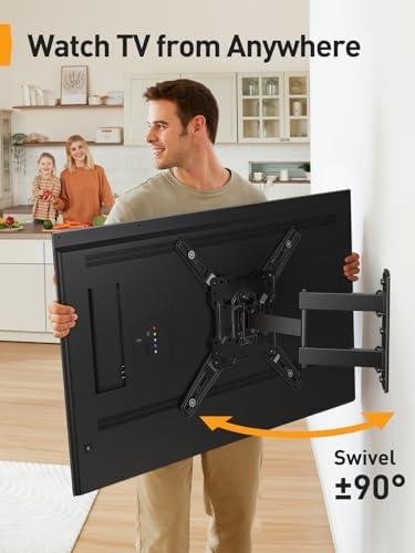 Review: Perlegear Full ​Motion TV Mount‍ for 26-60 inch TVs - UL Listed, Articulating Arms, Tool-Free Tilt