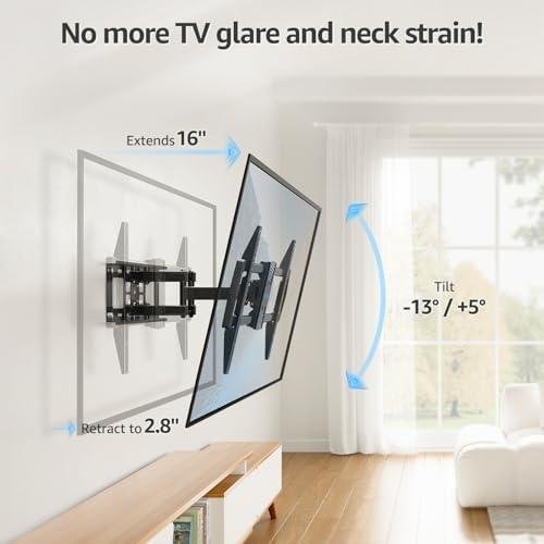 In-Depth Review of MOUNTUP Full Motion TV Wall ⁣Mount ‍for 42-82 inch TVs: MU0028