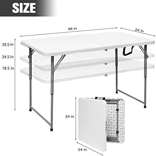 Review: 4ft Portable Heavy‍ Duty Folding Table