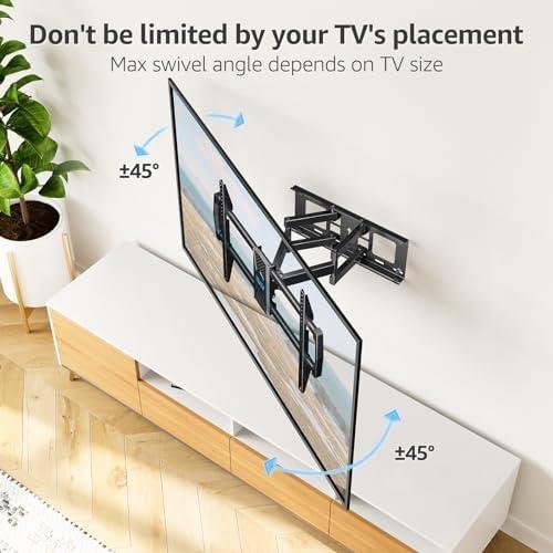 In-Depth Review of MOUNTUP Full Motion TV Wall Mount for 42-82 inch TVs:⁢ MU0028