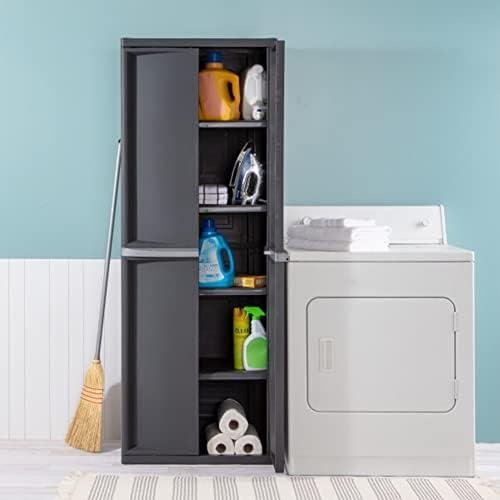 Review: Sterilite 4 Shelf Cabinet - ⁢Heavy Duty & Easy to Assemble Storage⁣ Unit