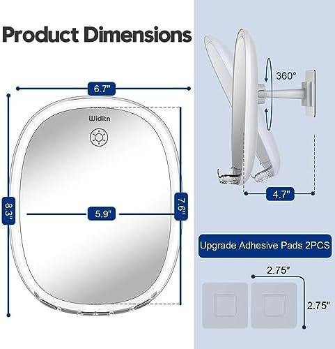 Widitn Fogless Shower Mirror Review:⁢ Bright, Adjustable, Anti-Fog