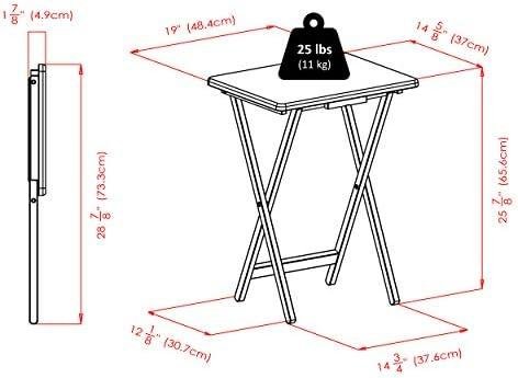 Review: Winsome Alex TV Tables, ⁢Black - Stylish & Functional