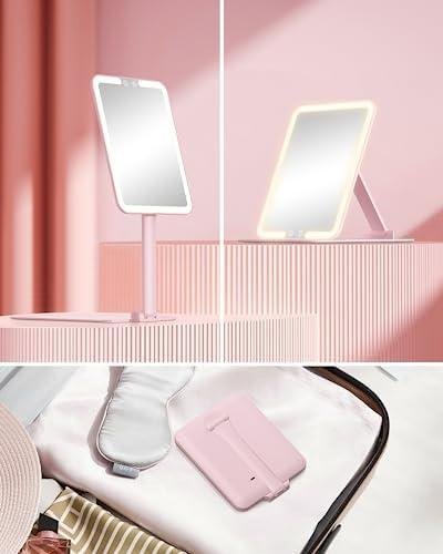 Review: Gospire Rechargeable Travel Makeup Mirror ‍with Lights & 10X Magnification