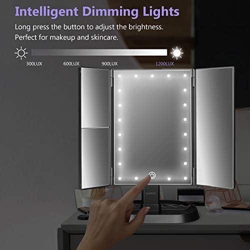 Comprehensive Review: deweisn Trifold Lighted Vanity ‍Makeup Mirror