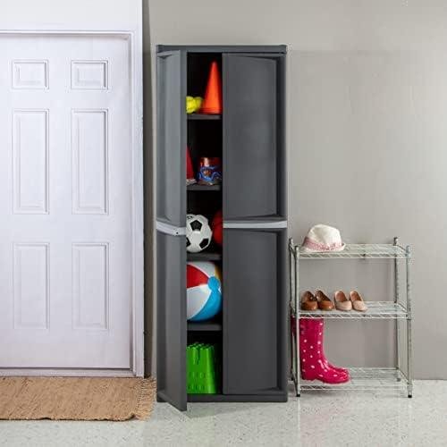 Review: Sterilite 4 Shelf Cabinet - Heavy Duty & Easy to⁢ Assemble Storage Unit