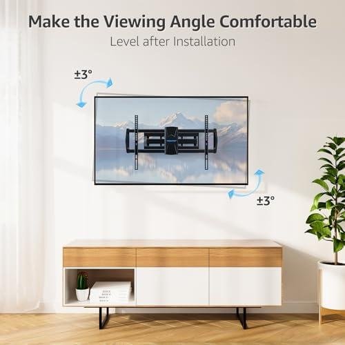 In-Depth Review of MOUNTUP Full Motion TV Wall Mount​ for 42-82 inch TVs: MU0028