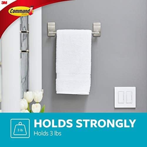 Review: ‌Command ‌Hand Towel ⁤Bar Satin‍ Nickel ⁢- Damage-Free and⁢ Versatile Bathroom Decor