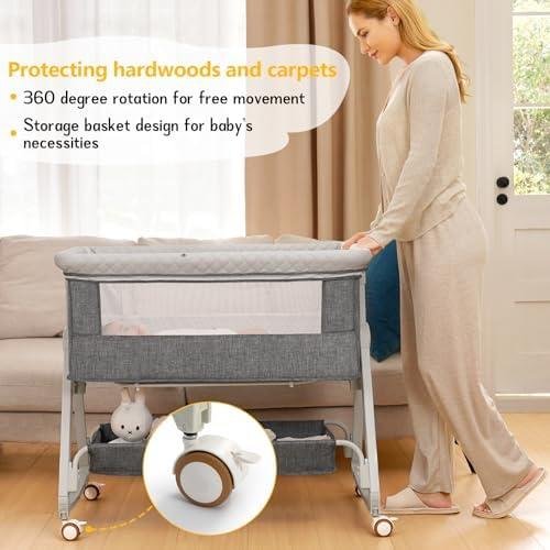 Review: Baby ​Baby 3 in 1 Bassinet with Adjustable Height & Storage