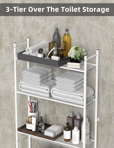 3-Tier Over ⁣Toilet Storage: Space-Saving Bathroom Organizer Review