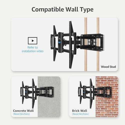 In-Depth Review of MOUNTUP Full Motion TV Wall ⁣Mount for 42-82 inch TVs: MU0028