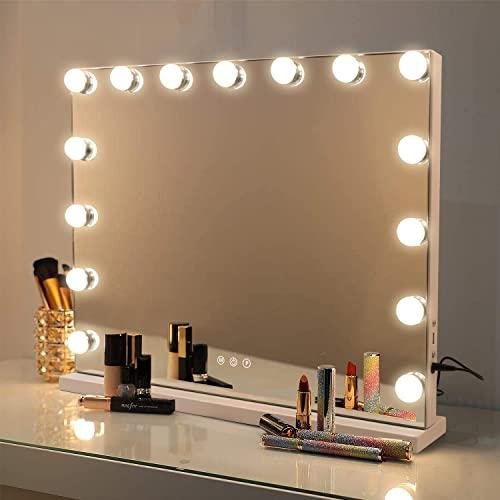 Review: Kottova Vanity Mirror with Lights - Hollywood Makeup Mirror with ⁣Smart Touch Control,⁤ USB Charging Port & Professional Design