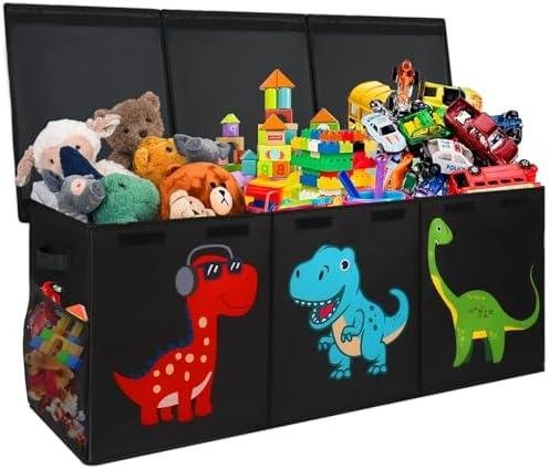 Review: Extra Large Collapsible Toy Box for Kids – Sturdy, Functional, and Safe