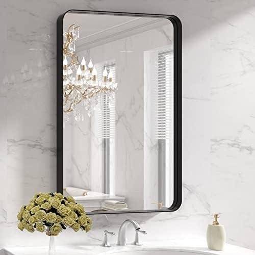 LOAAO Black Metal Bathroom Mirror Review: Sturdy, Stylish, Premium Quality