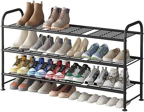 Review: LINZINAR⁣ 3-Tier Shoe Rack Organizer - A Durable and Spacious Closet Entryway Storage Solution