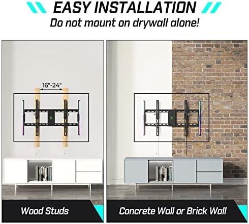 Greenstell TV Wall Mount Review: Tilt, Low Profile, LED Lights