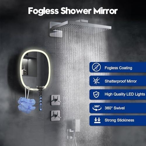 Widitn Fogless Shower Mirror Review: Bright, Adjustable, Anti-Fog