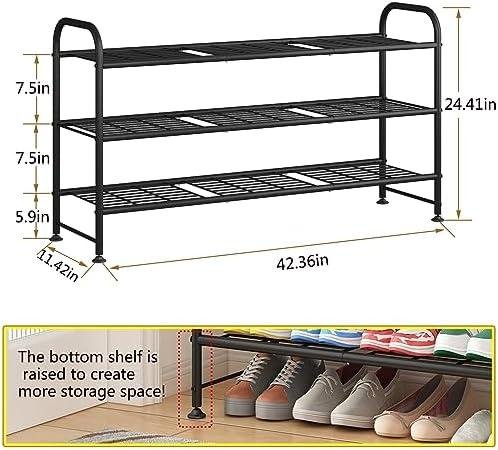 Review:⁤ LINZINAR 3-Tier Shoe Rack Organizer -⁤ A Durable and Spacious Closet Entryway Storage Solution