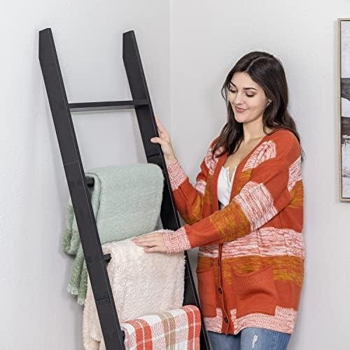 Review: ‍Relodecor ​6-Tier Blanket Ladder - Rustic Farmhouse Decor