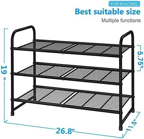 Review: Simple Trending 3-Tier Stackable Shoe Rack