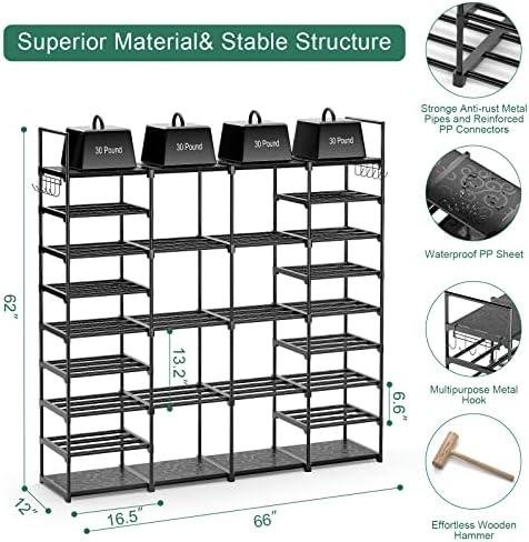 Kottwca 9 Tiers 64-72 Pairs Shoe⁣ Rack Organizer Review: Functional & Stylish Storage Solution