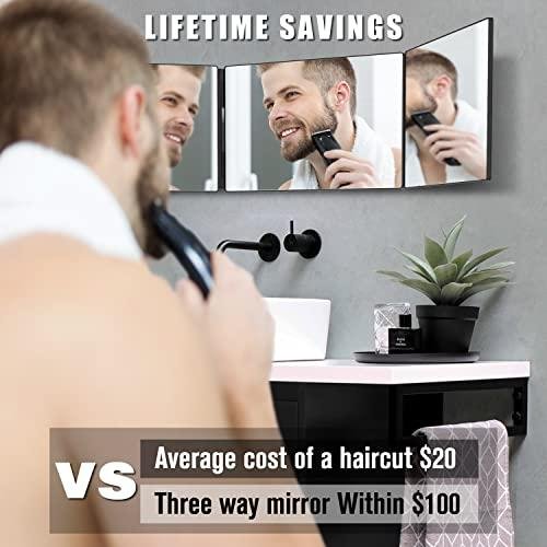 Review: OLIBUY ‍3 Way Mirror‍ for Hair Cutting & Makeup