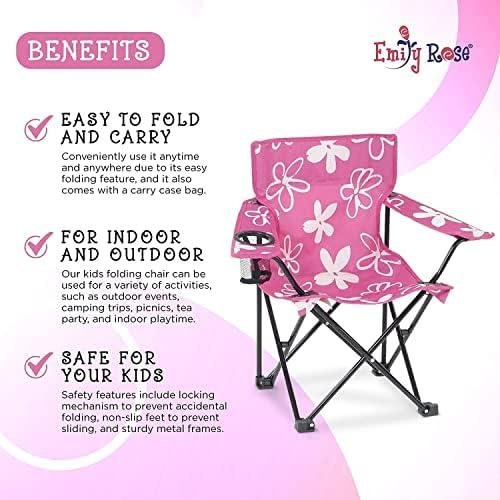 Emily Rose Pink Kids Folding Chair Review: Safe, Stylish & Portable!