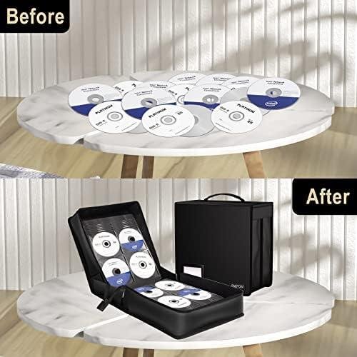 ENGPOW Fireproof‍ CD Case ‌Review: 400 Capacity Organizer ‍for Home, Office & Travel