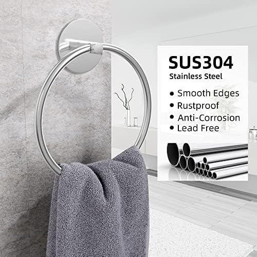 Susswiff Nickel Brushed Bathroom Towel Ring​ - Modern & Easy-to-Install Towel‍ Holder‍ Review