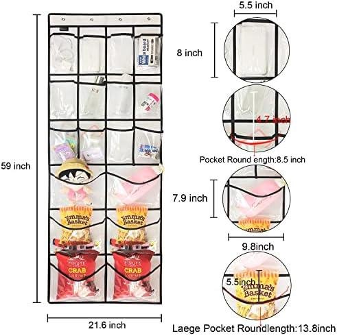 Review: Extra Large Over Door Shoe Organizer with 12+6 Pockets