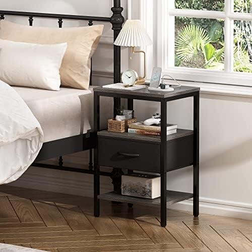 Review: SUPERJARE Nightstand Set of 2 - Stylish & Functional Bed Side Tables